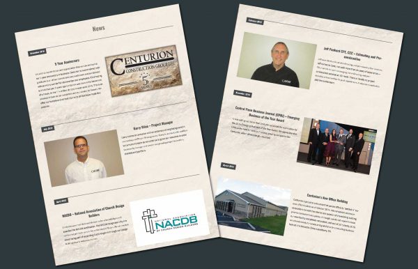 Centurion Construction Group Website - 02