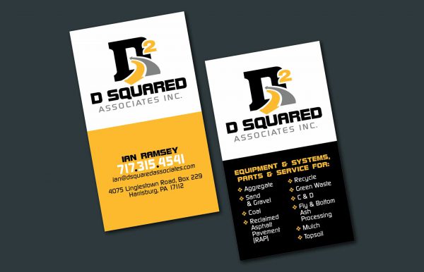D Squared Business Cards