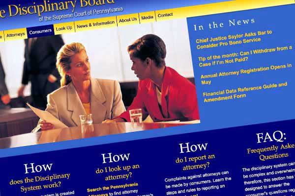 The Disciplinary Board of the Supreme Court of Pennsylvania Responsive Website