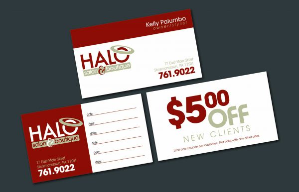 Halo Salon & Boutique Business Cards