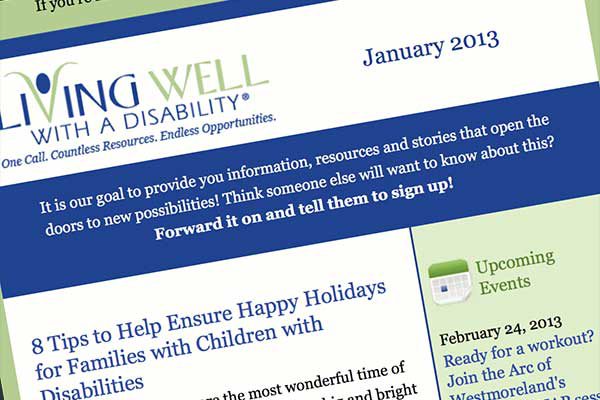 Living Well With A Disability Newsletter