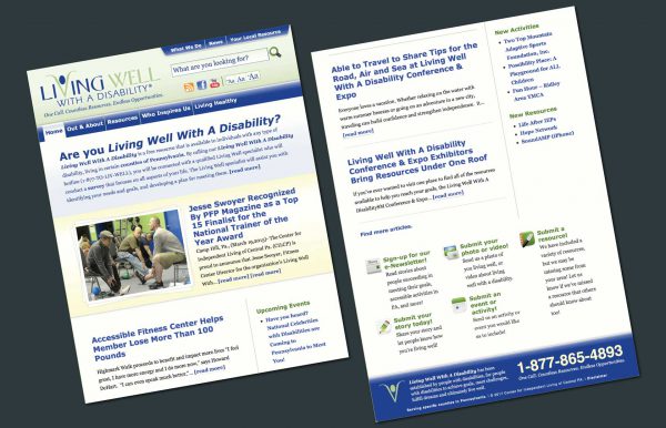 Living Well With A Disability Website - Home