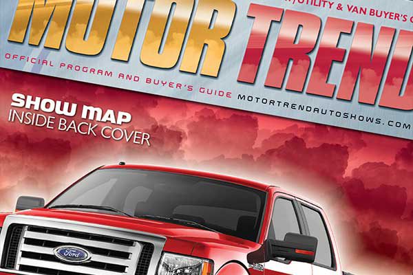 Motor Trend Auto Shows Program Book Covers