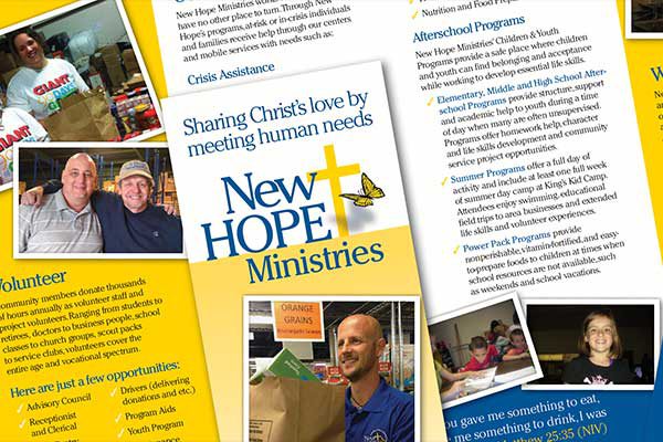 New Hope Ministries Brochure