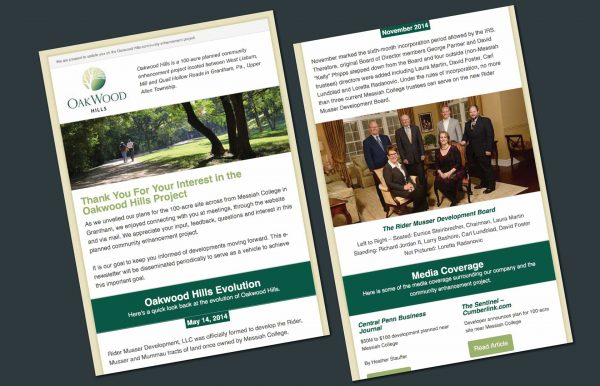 Oakwood Hills Email Newsletter